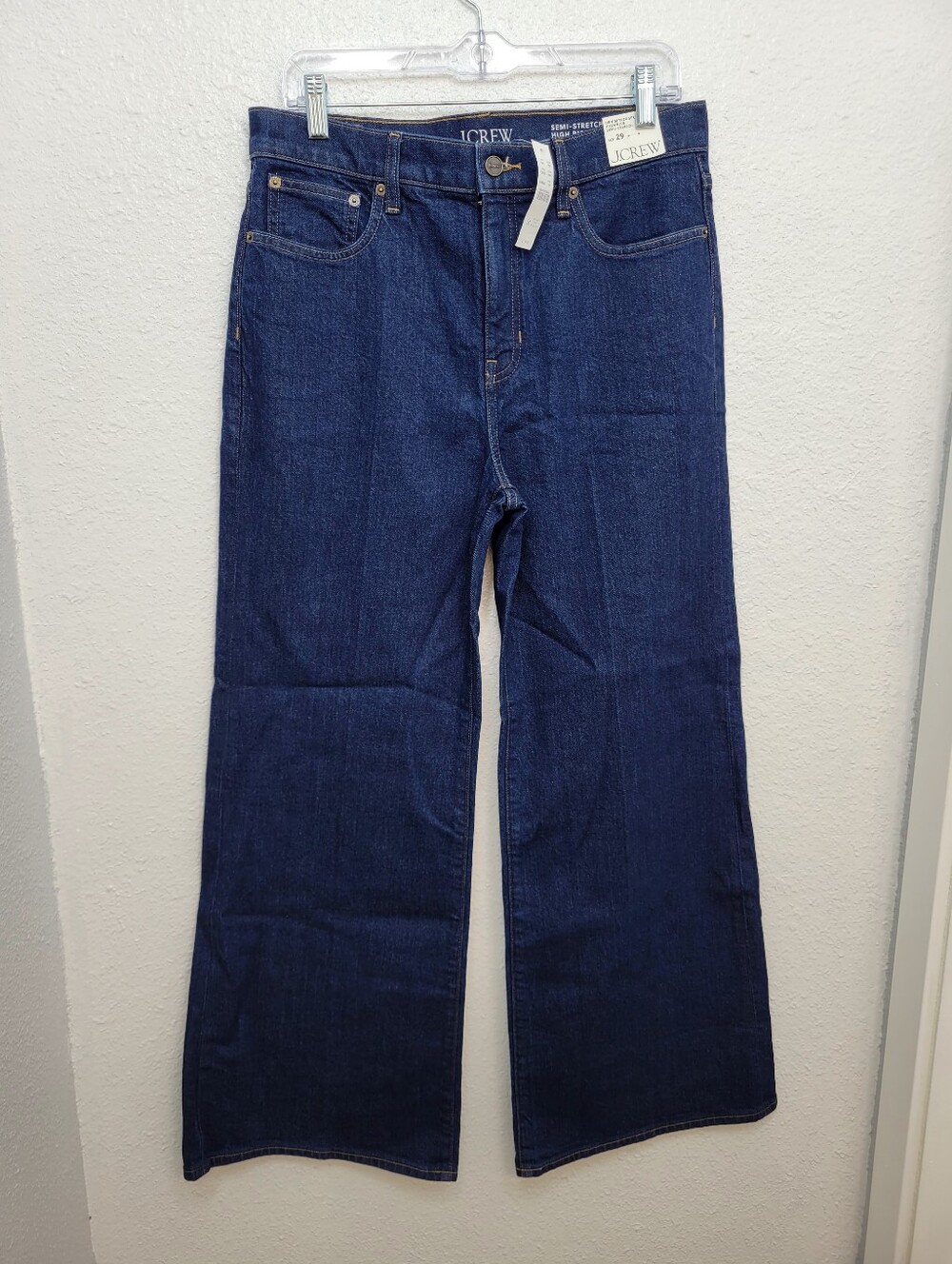 J Crew Denim trouser jean CN304 Size 29 Wide Leg NWT - Picture 6 of 10